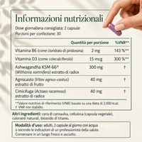 Integratore Menopausa e Perimenopausa – Capsule Vegane – Hanna MenoPause