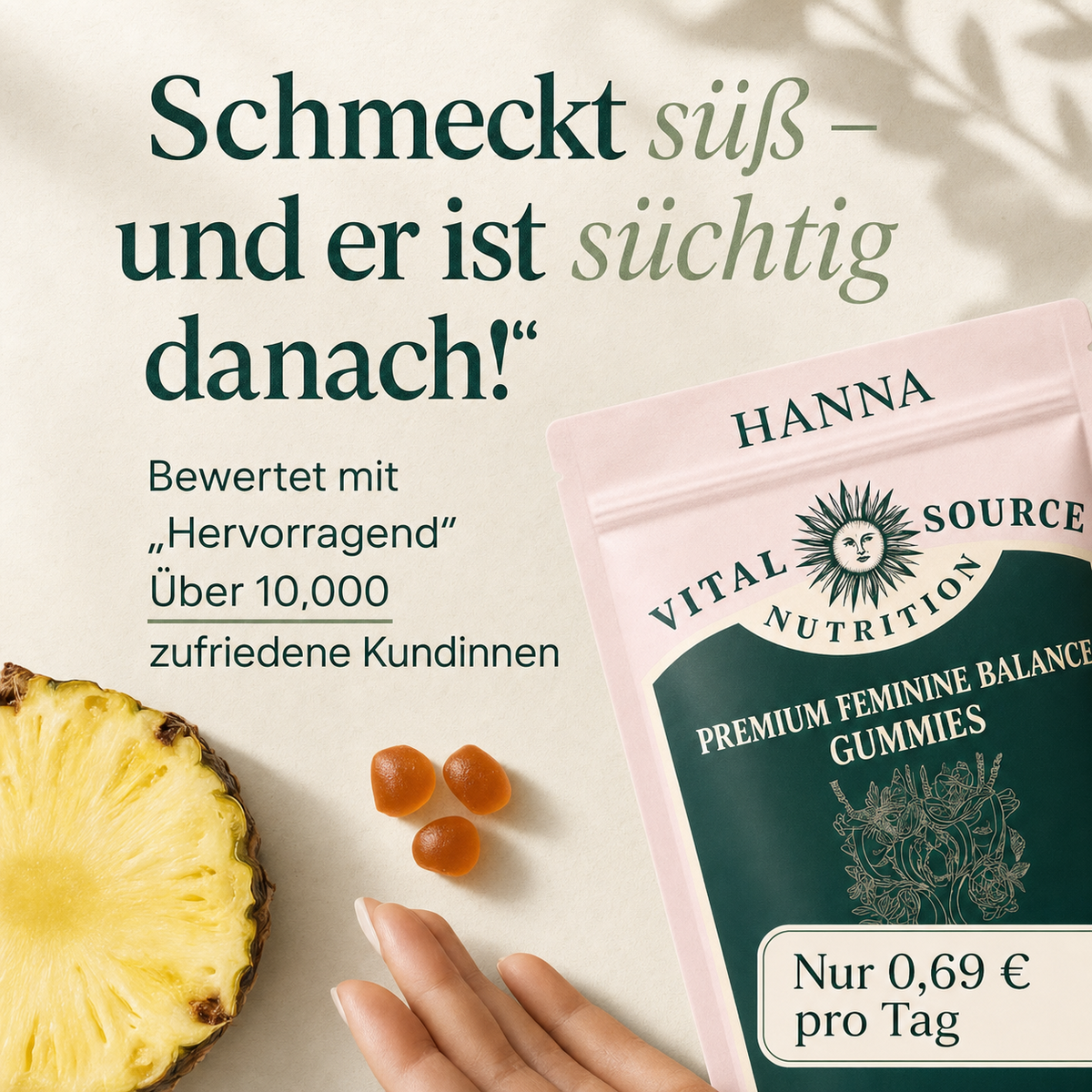 Kein Brennen. Kein komischer Geruch. Kein ständiges Grübeln ob untenrum alles okay ist.