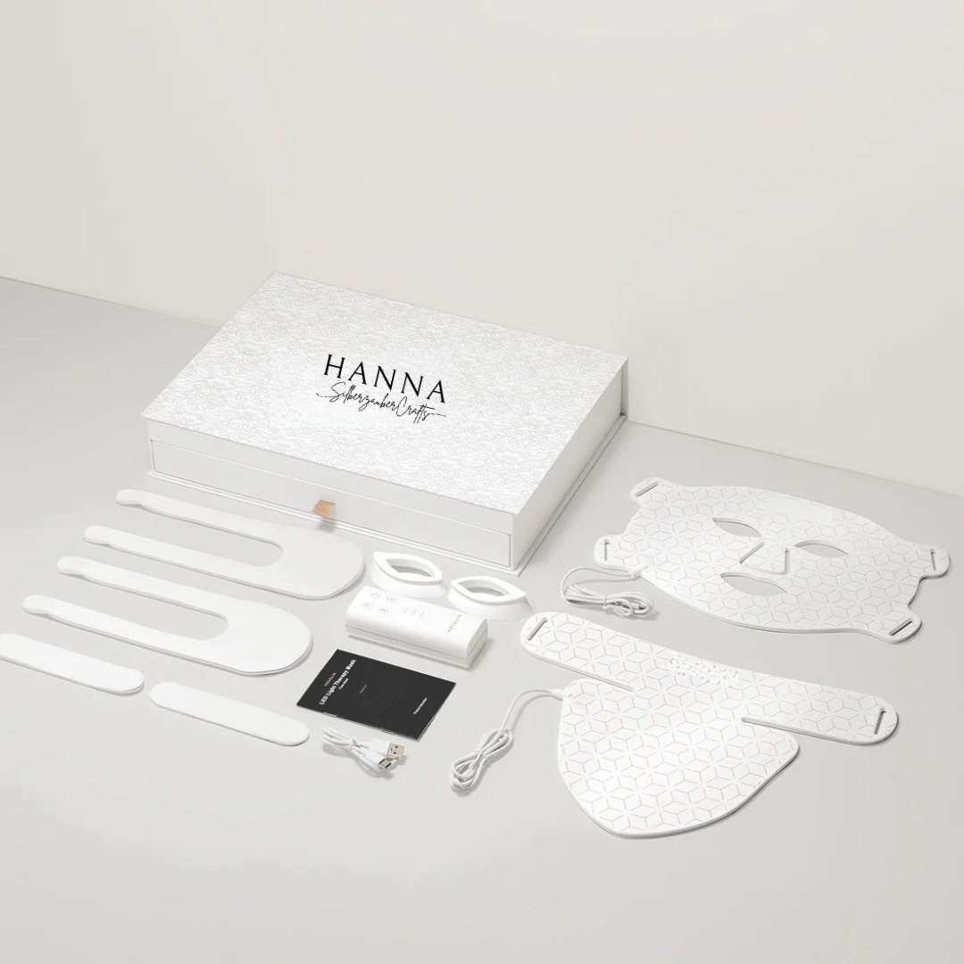 Masque LED visage HANNA PRO – Pour une peau plus lisse, plus ferme et visiblement plus fraîche
