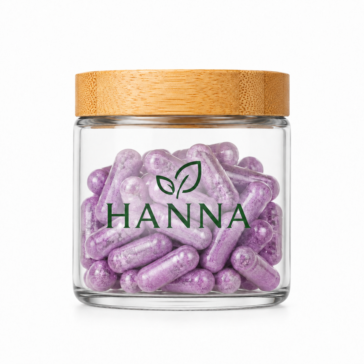 HANNA Vorratsglas mit Bambusdeckel