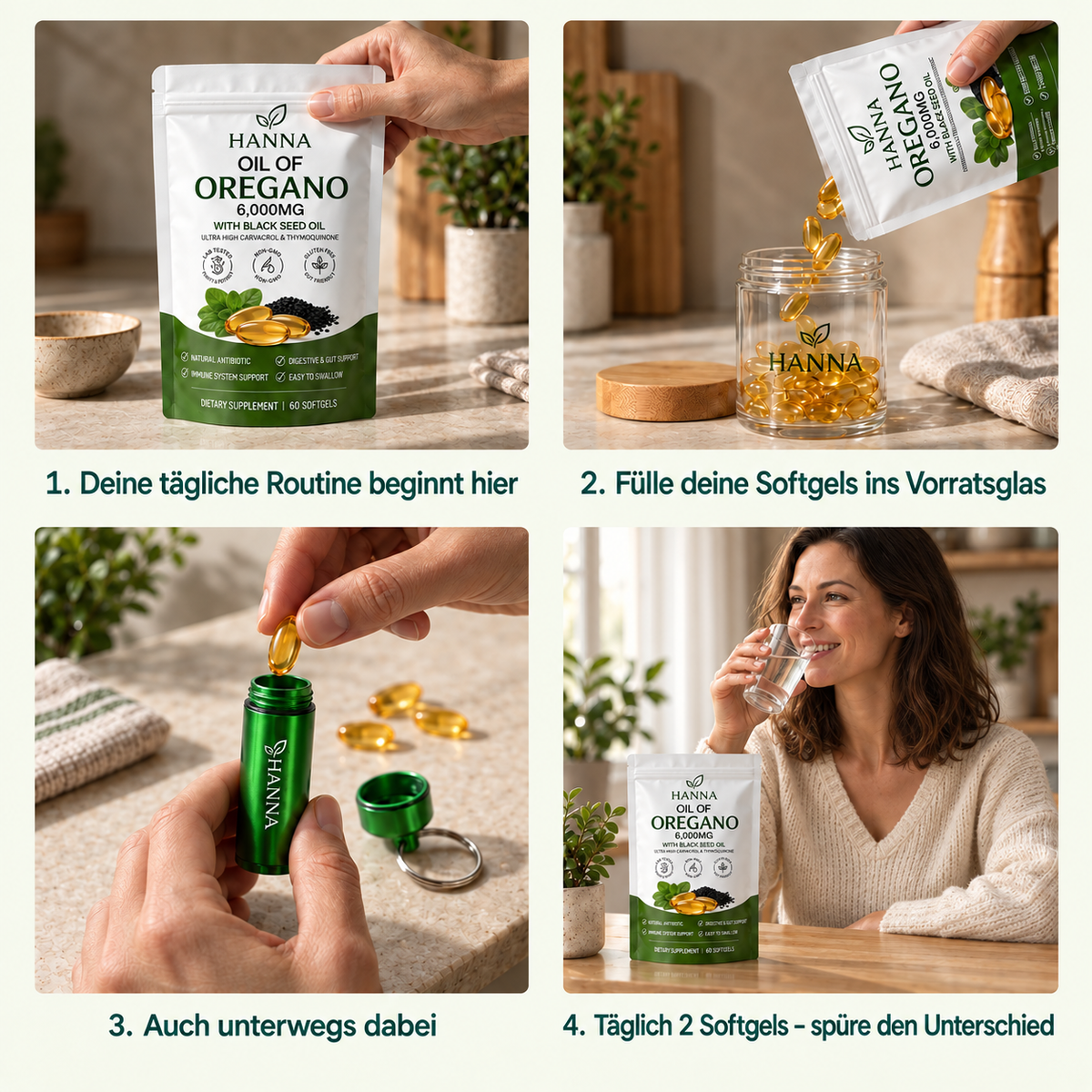Hanna Oregano Softgels