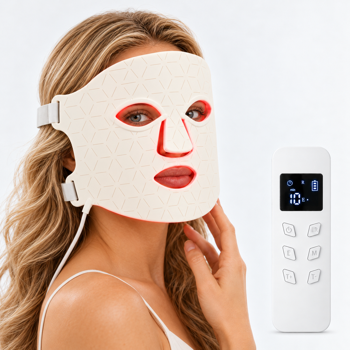 HANNA LED Face Mask PRO – Per una pelle più liscia, tonica e visibilmente più fresca