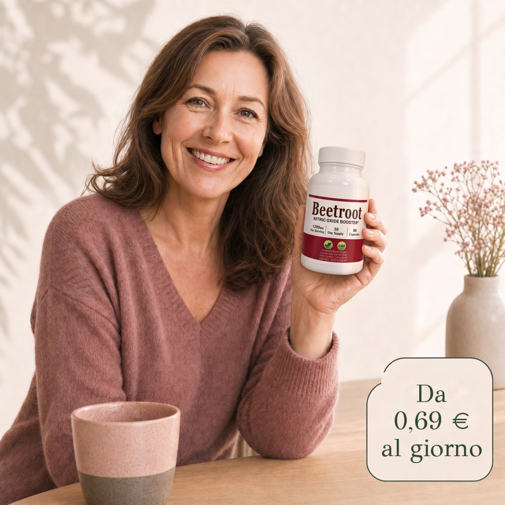 Integratore di Barbabietola Rossa – 1300 mg – Capsule Vegane – Hanna Beet Balance