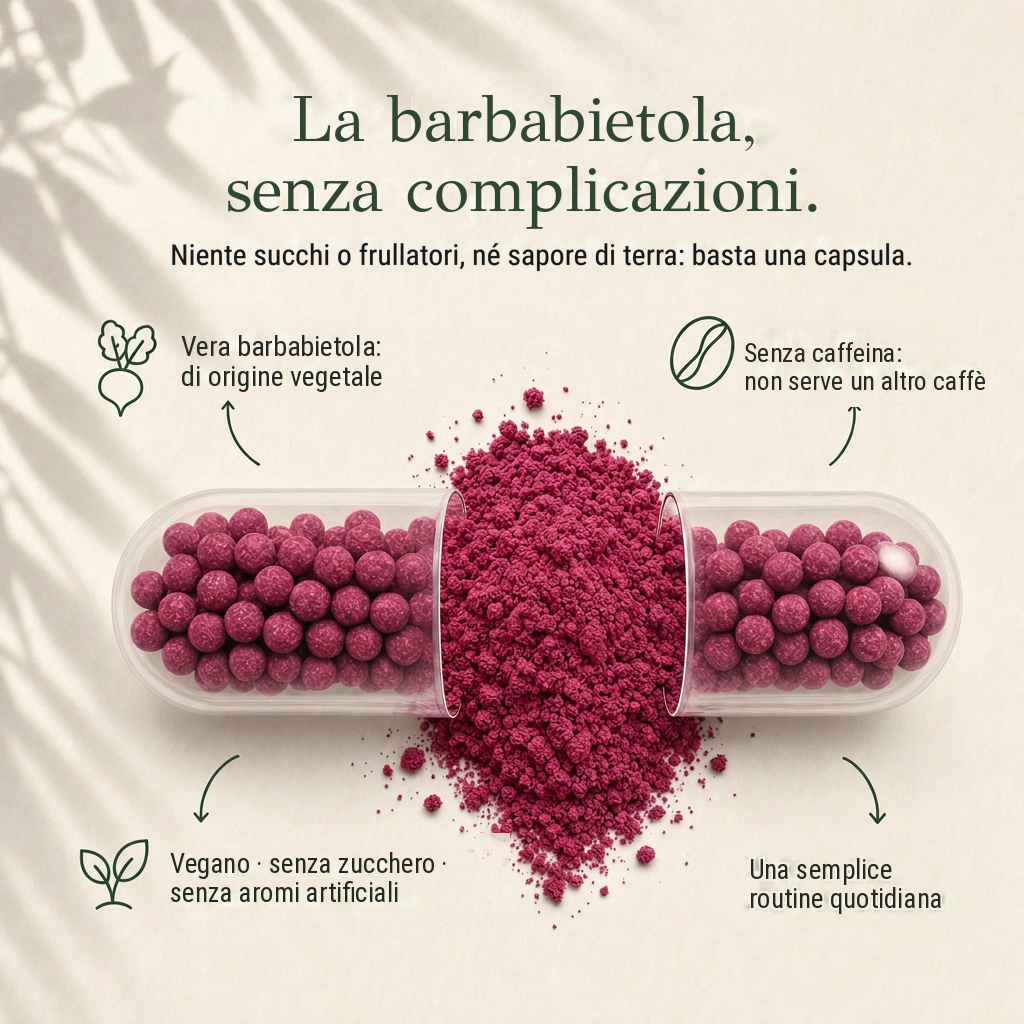 Integratore di Barbabietola Rossa – 1300 mg – Capsule Vegane – Hanna Beet Balance
