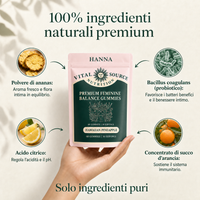 Hanna Balance Gummies – per la tua flora intima e il tuo equilibrio quotidiano