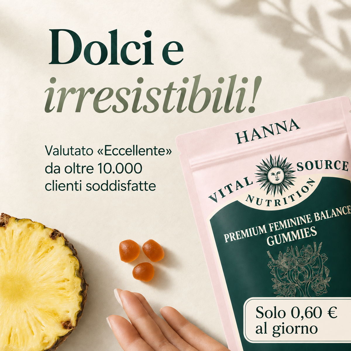 Hanna Balance Gummies – per la tua flora intima e il tuo equilibrio quotidiano