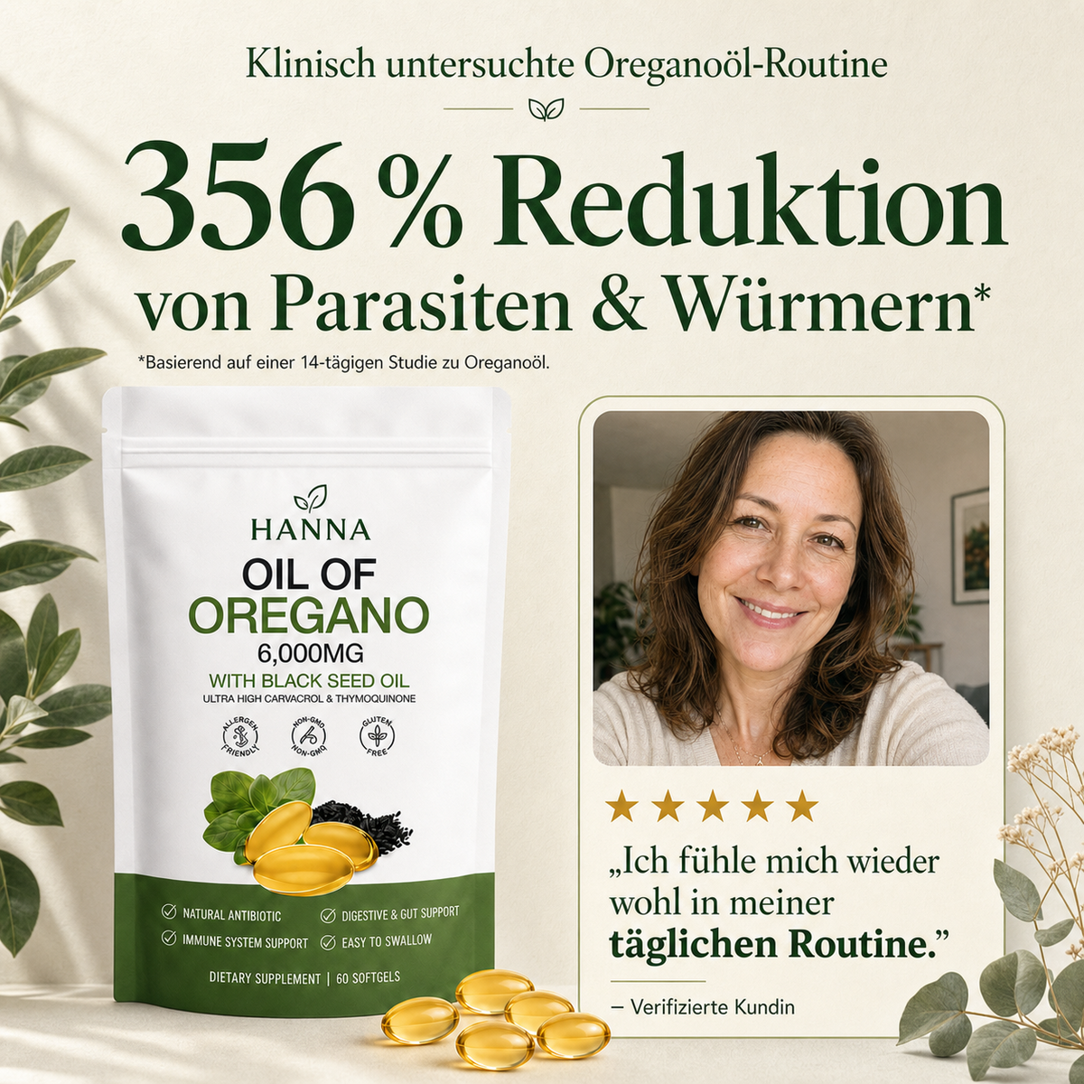 Hanna Oregano Softgels