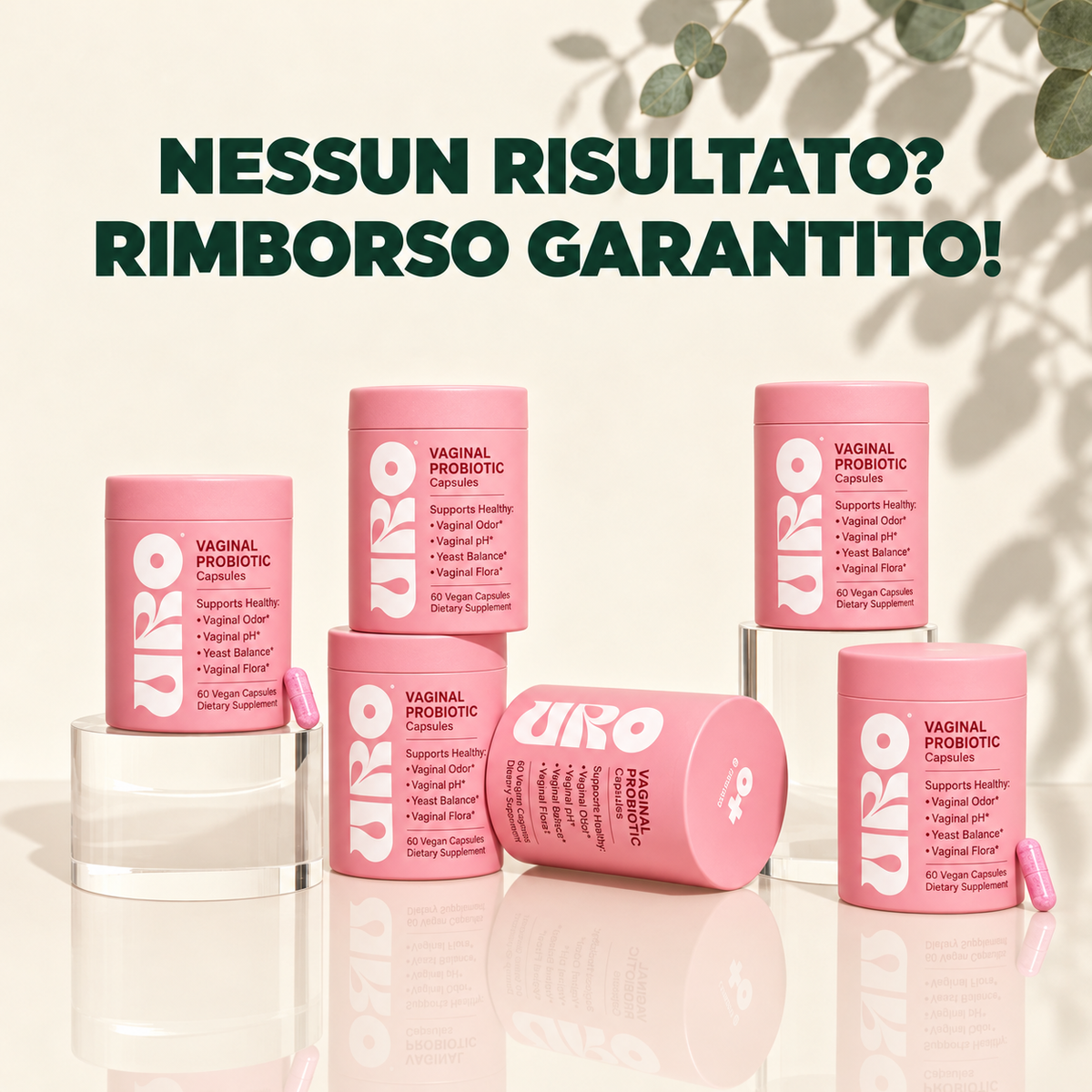 Fermenti Lattici Donna – 4 Ceppi di Lactobacillus – Capsule Vegane – Hanna V-Balance